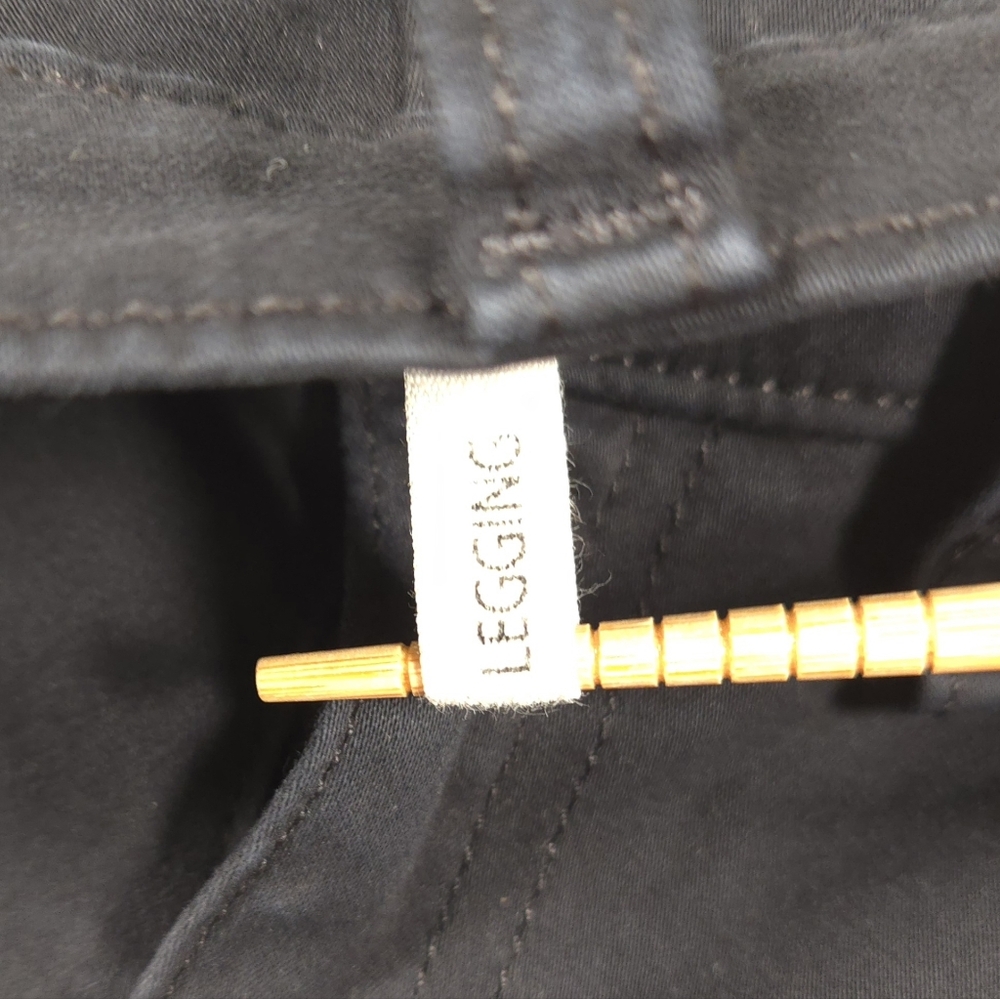 rag & bone/JEAN Black Plush Mid-Rise‎ Skinny Legging Jeggings Size 27 - Picture 5 of 9